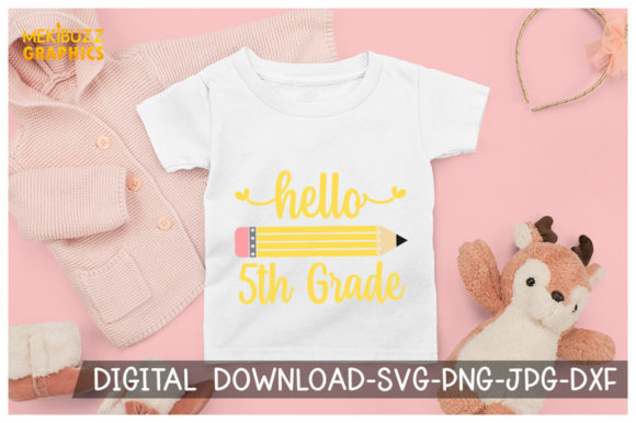 5th Grade Back to School Cricut SVG