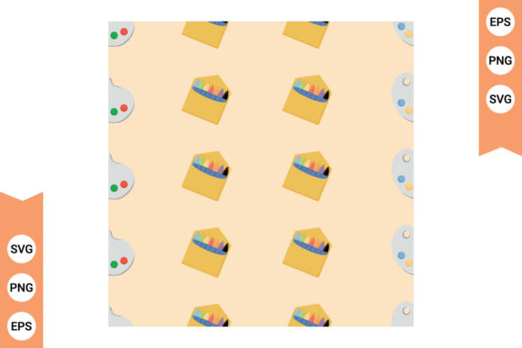 Back to School Seamless Pattern Digital