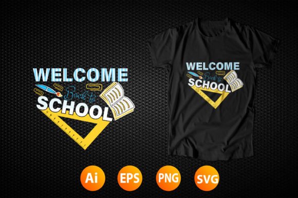 Back to School T-shirt Design 36: A Graphic Asset for Content Publishers