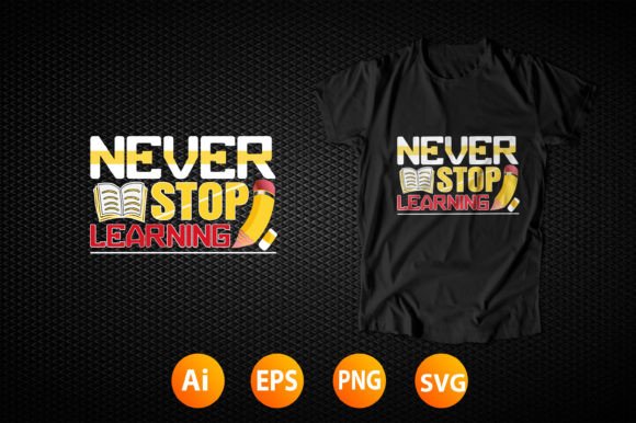 Back to School T-shirt Design 39: A Graphic Asset for Content Publishers
